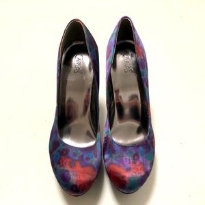 Colorful high heels, sz9.5